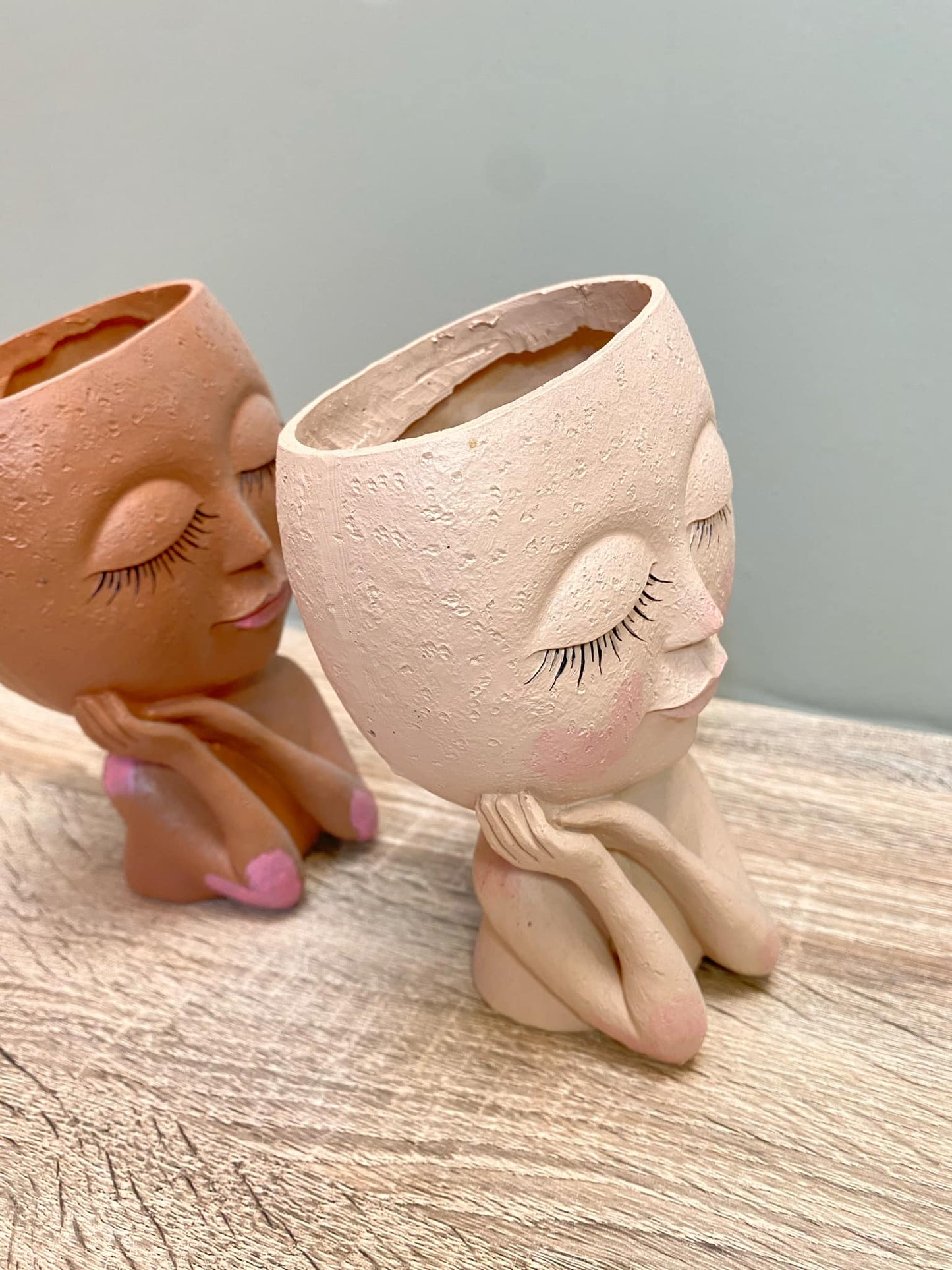 Flower Girl Head Planters