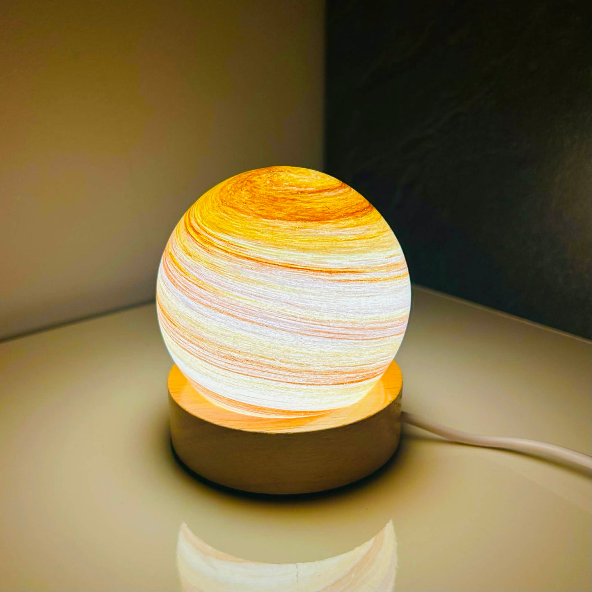 3D Planet Colour Lamps