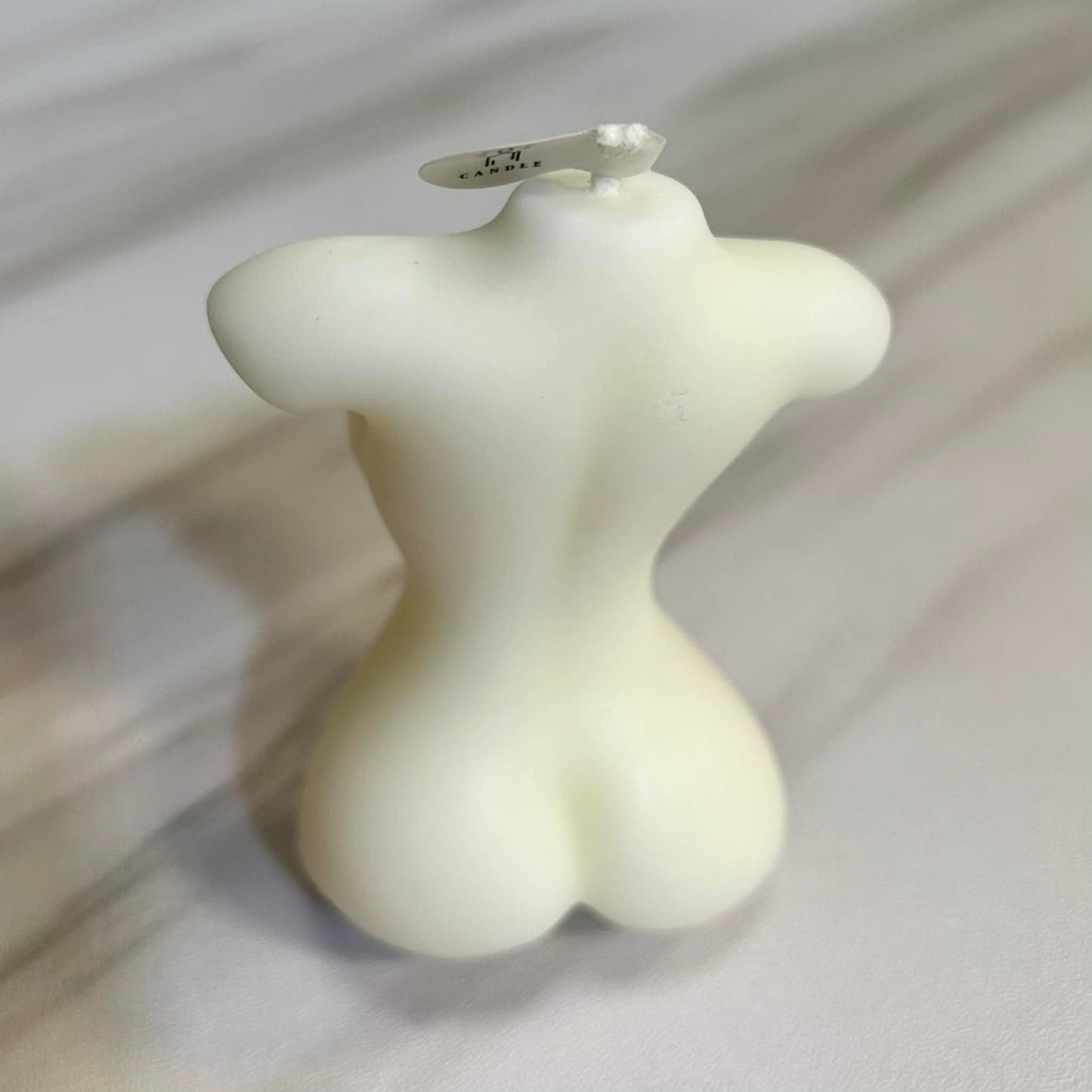 Small Woman Body Art Torso Candle