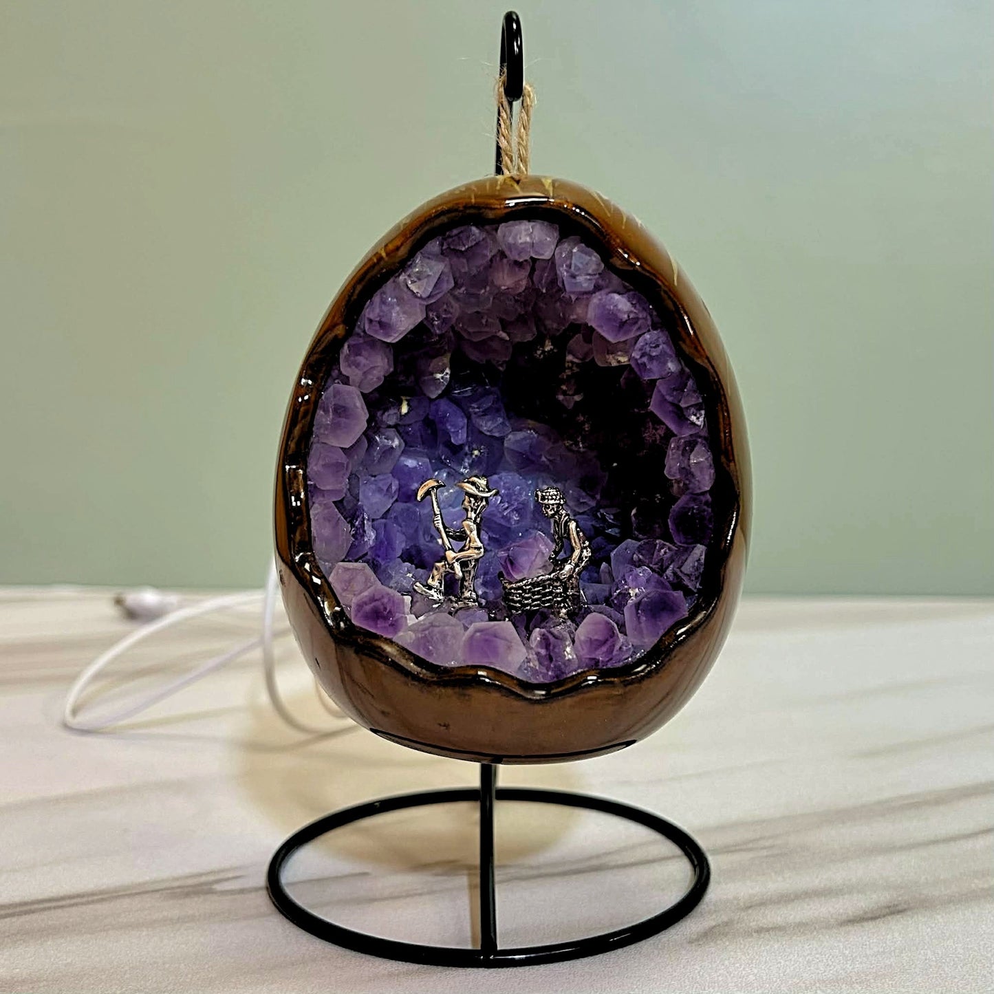 Crystal Miner USB Lamp