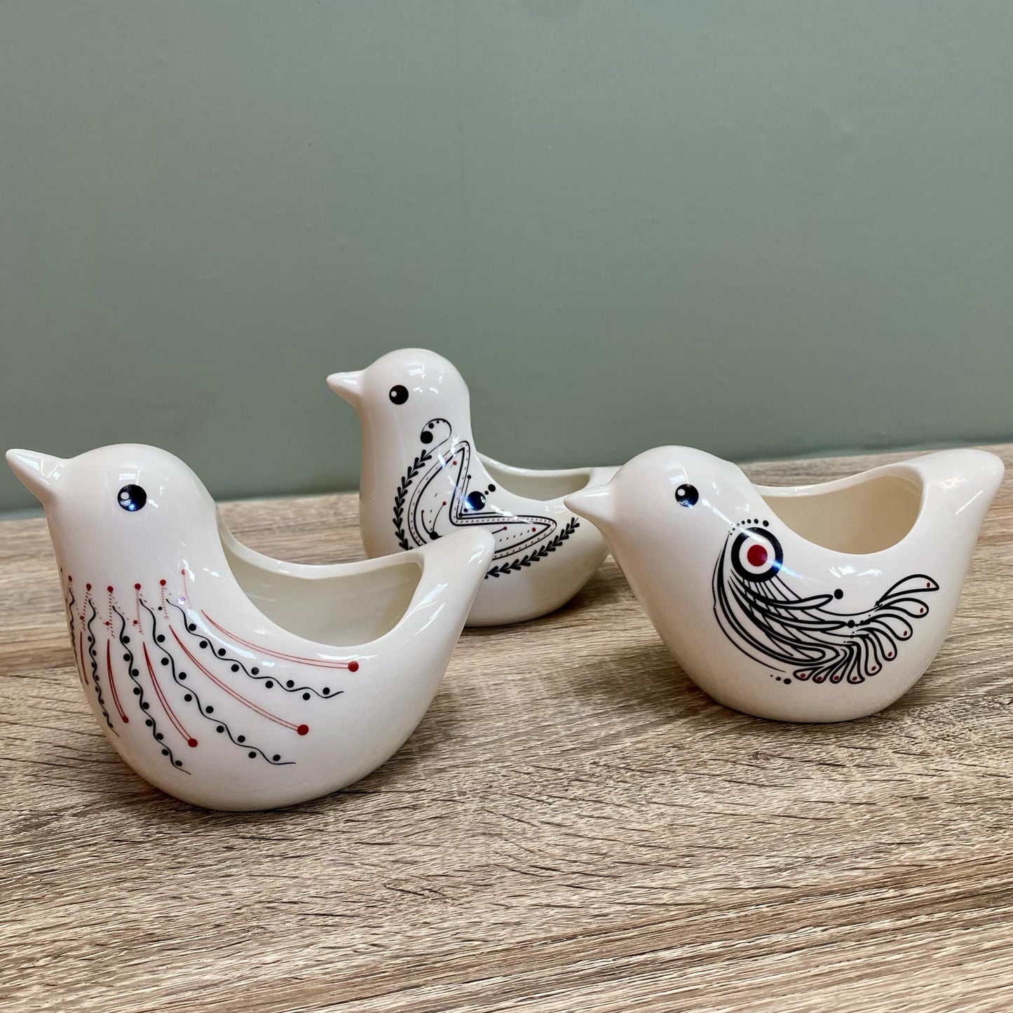 White Bird Succulent Plant Pots