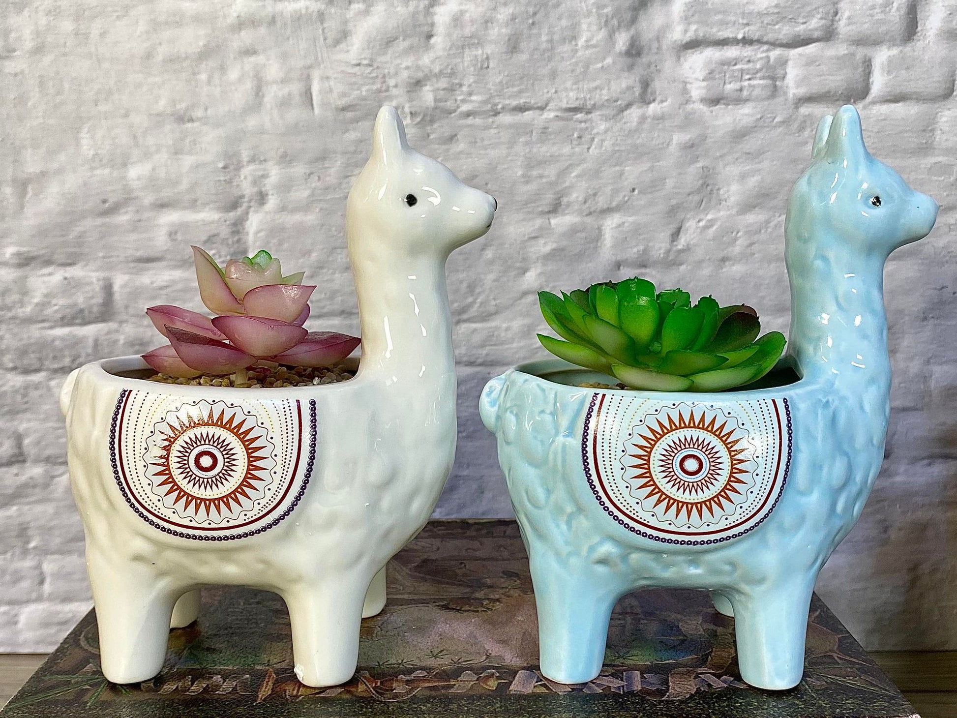 llama pot plant holder Alpaca Llama Succulent Flower Pots