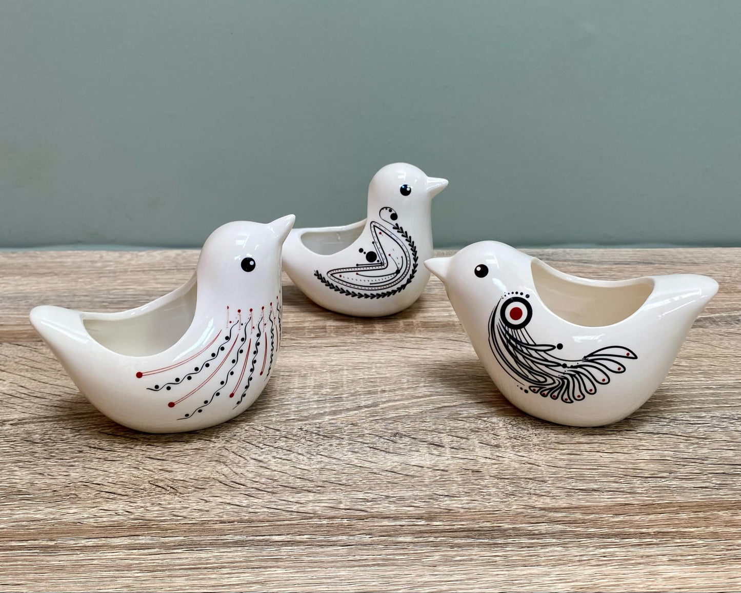 White Bird Succulent Plant Pots