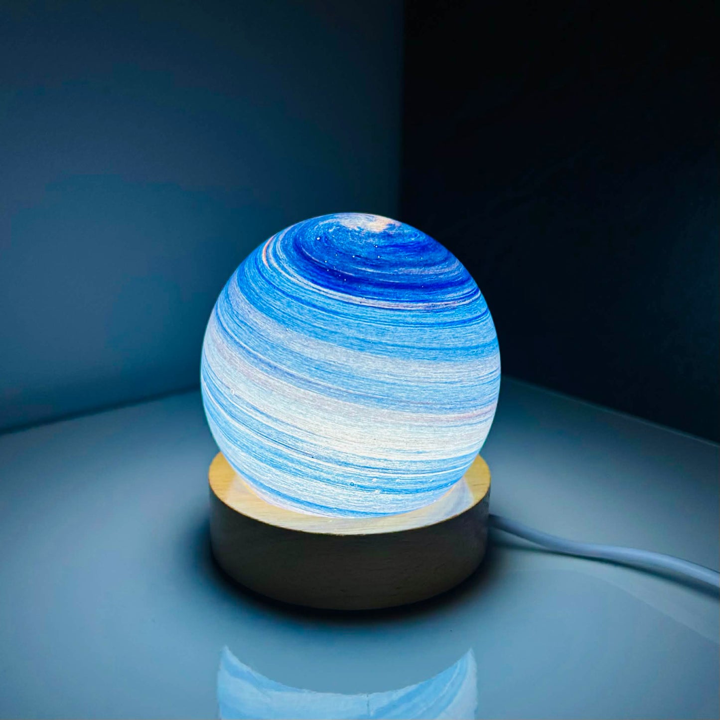 3D Planet Colour Lamps