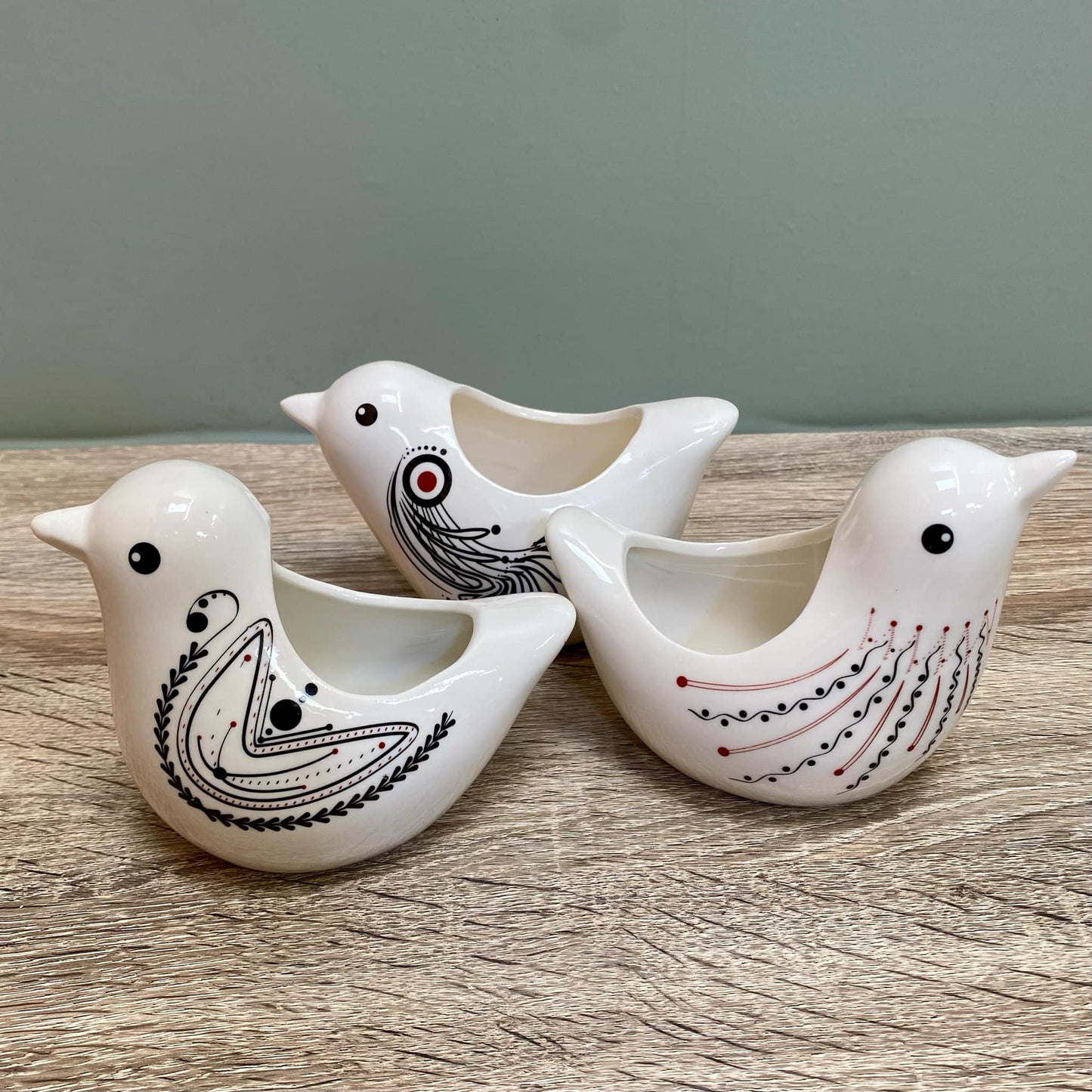 White Bird Succulent Plant Pots