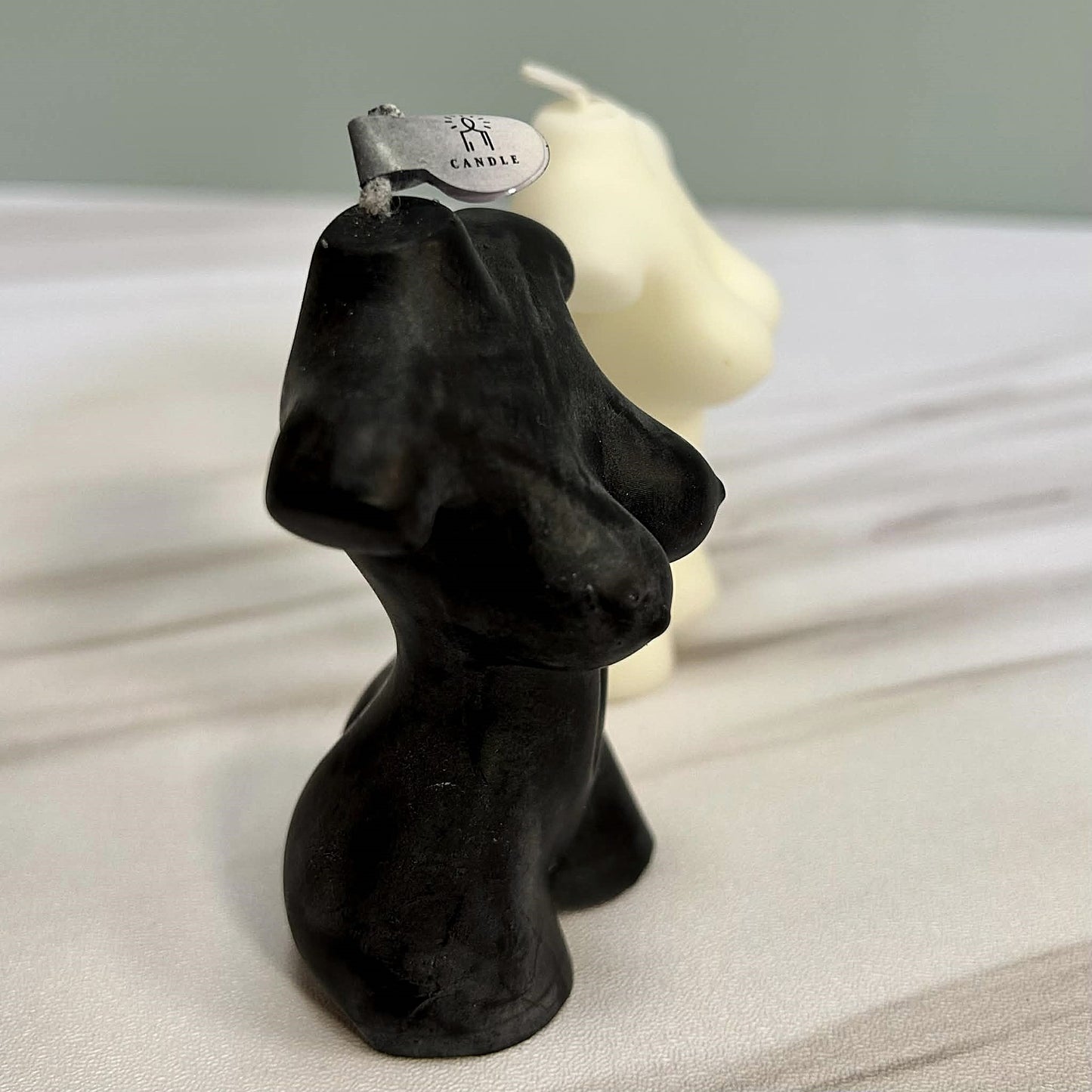 Small Woman Body Art Torso Candle