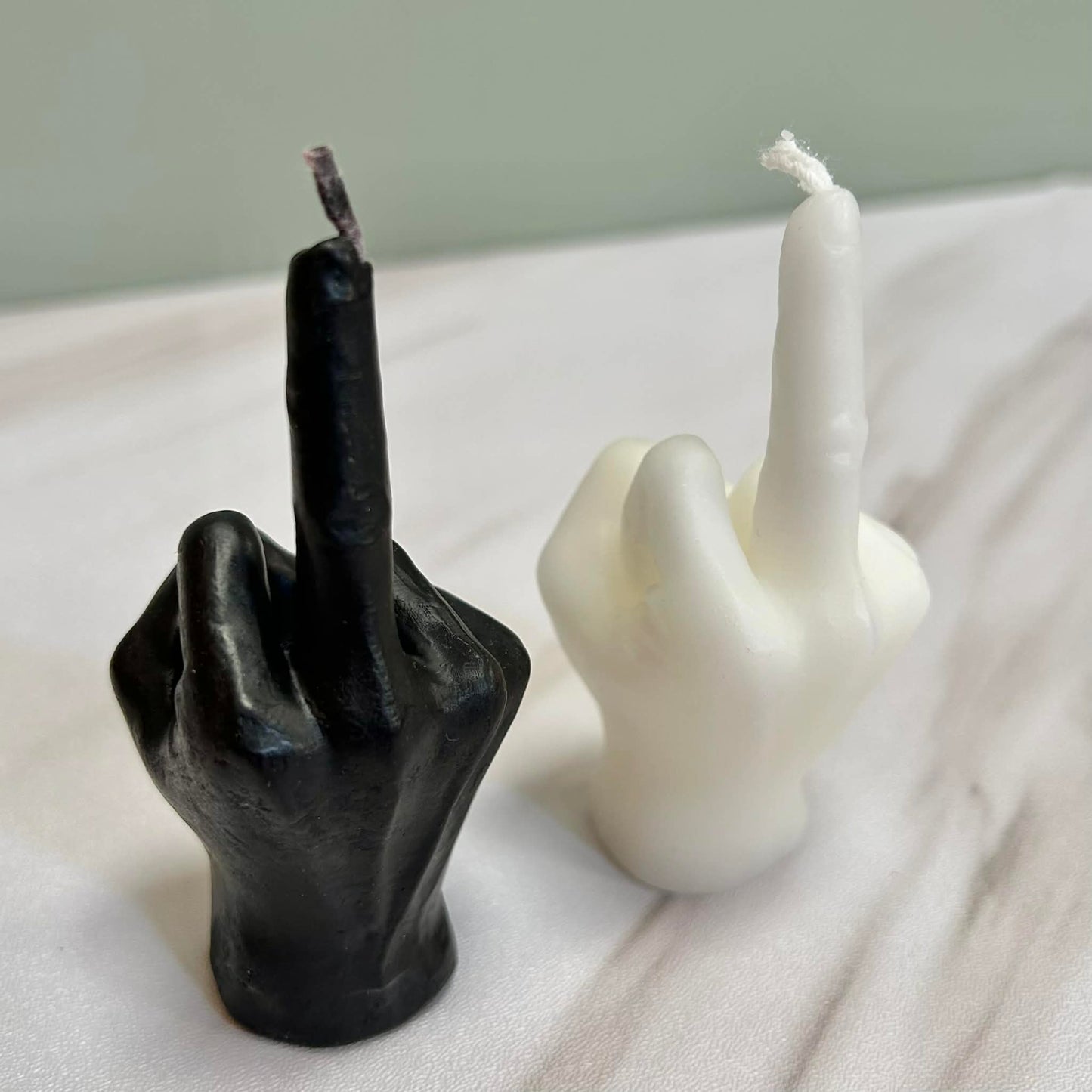 Small Middle Finger Candle