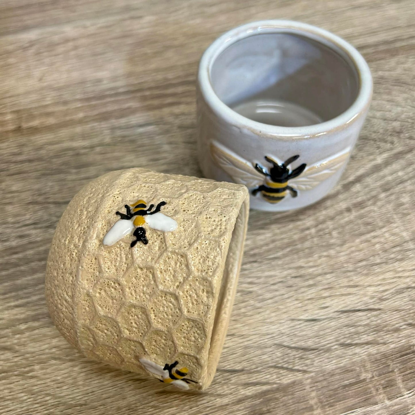 Bumblebee And Honeycomb Plant Pots