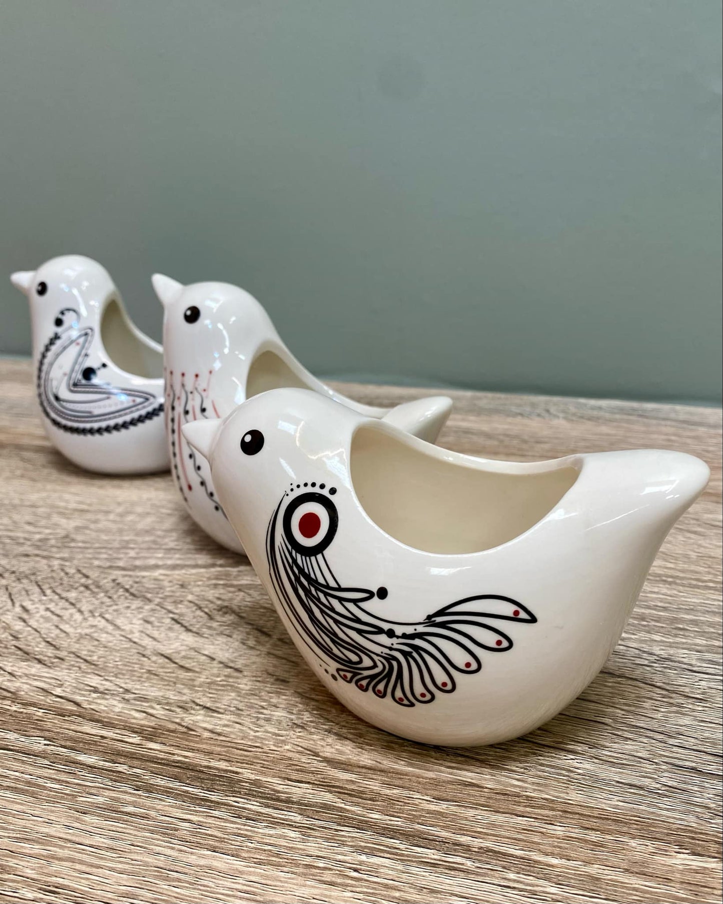 White Bird Succulent Plant Pots