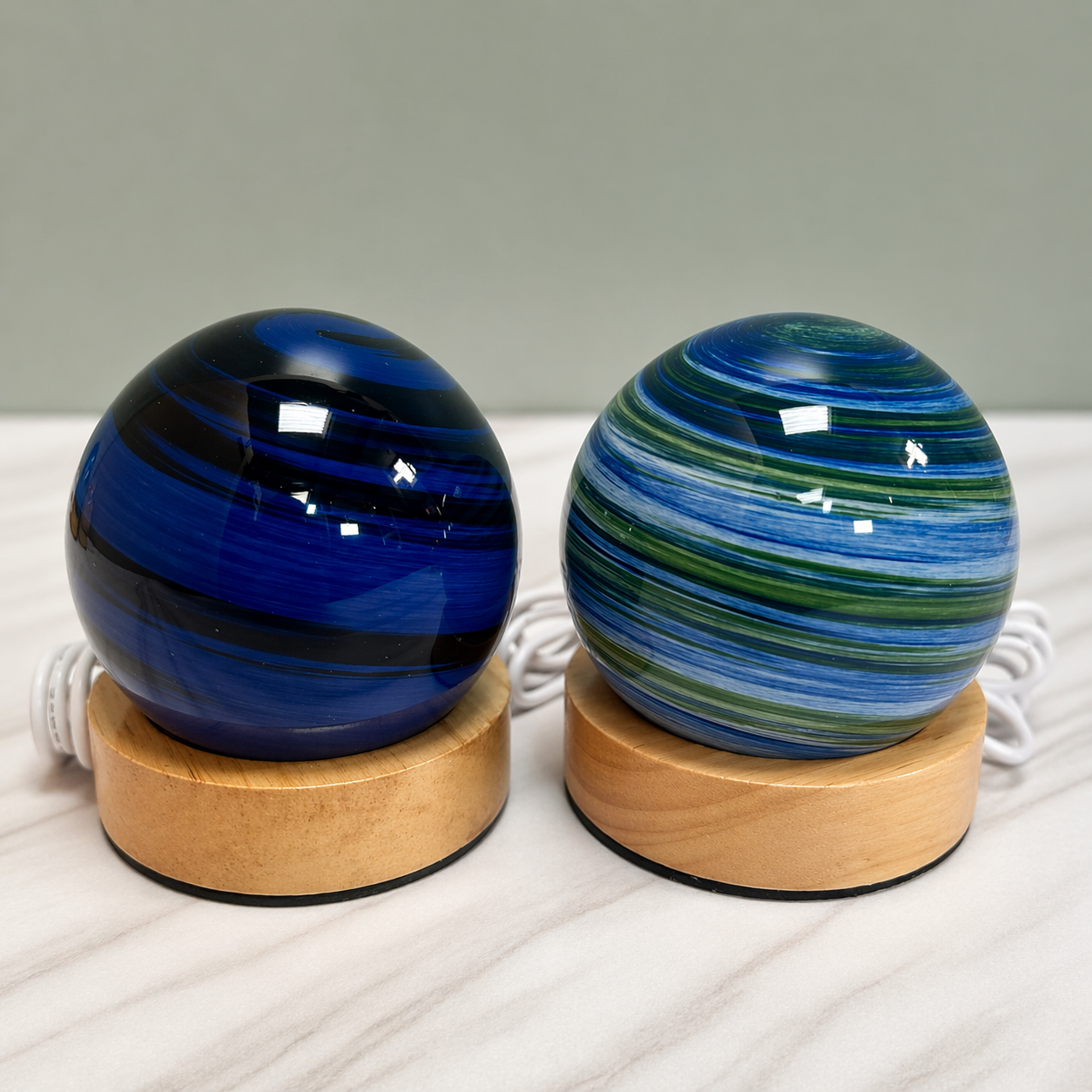 3D Planet Colour Lamps