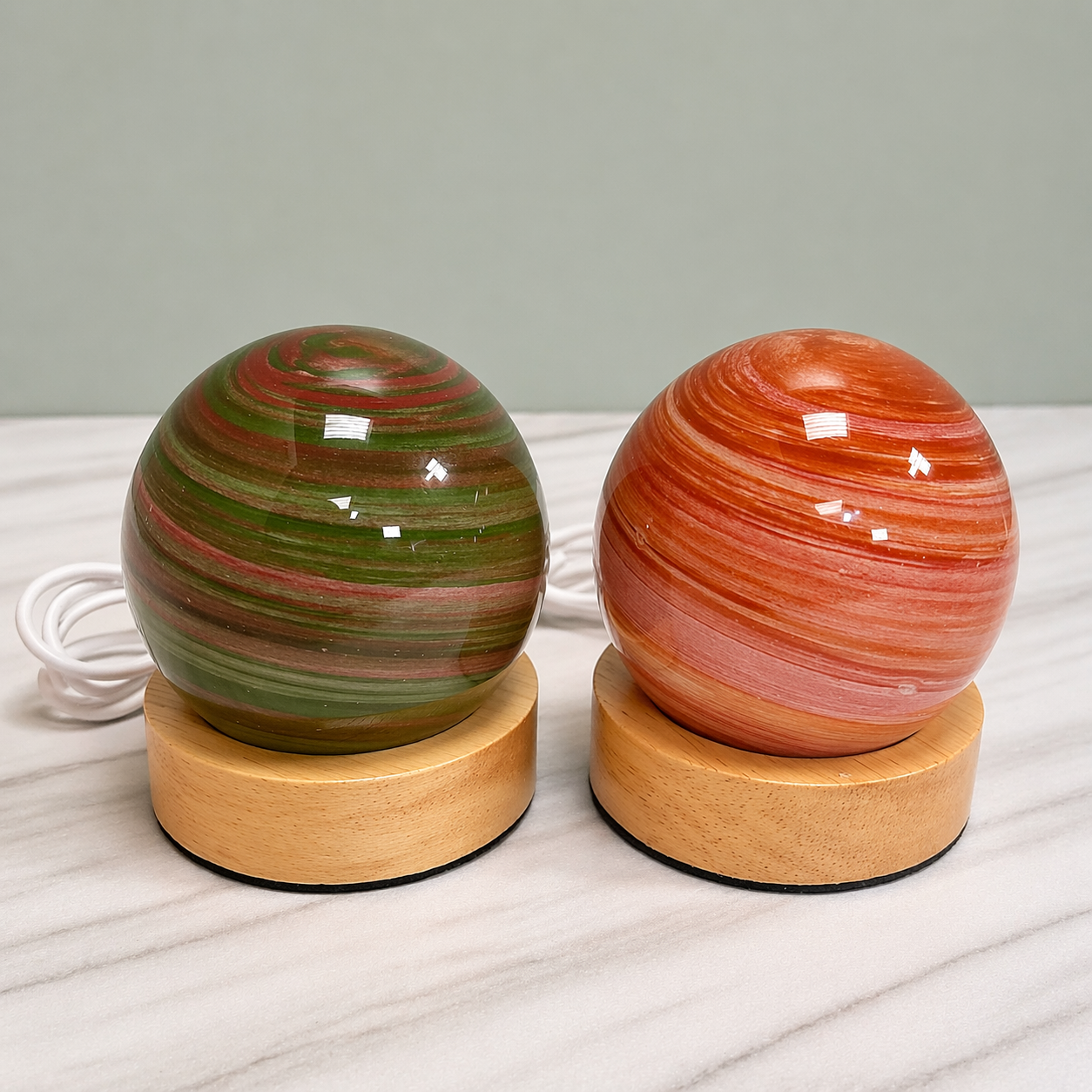 3D Planet Colour Lamps