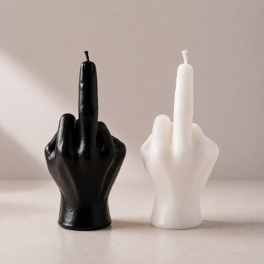 Small Middle Finger Candle