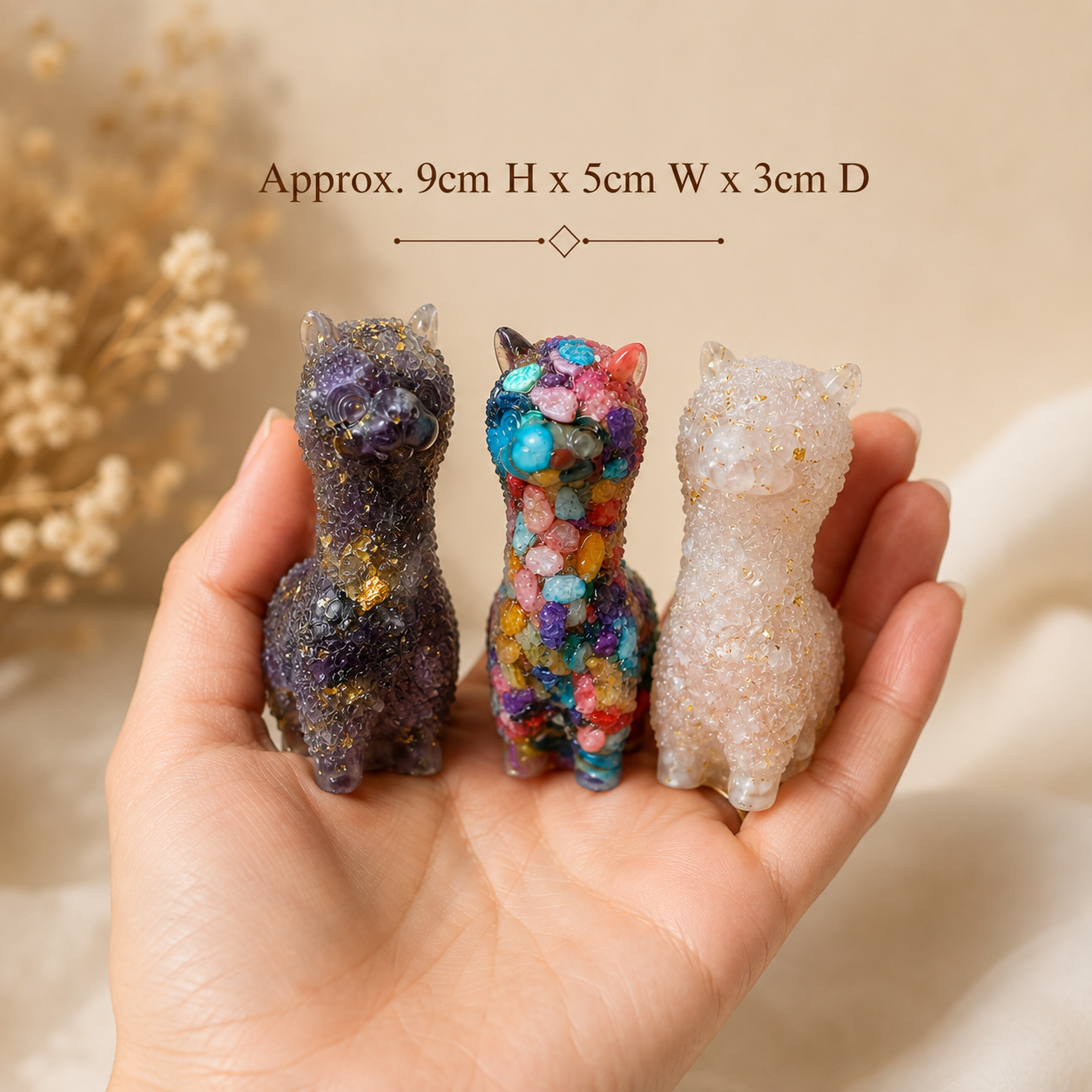 Alpaca Crystal Chips And Resin