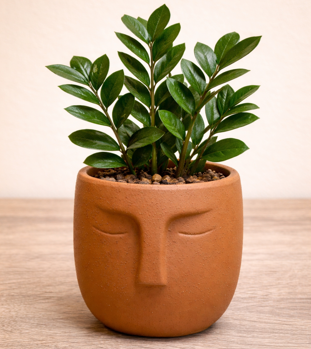Nordic Human Face Plant Pots