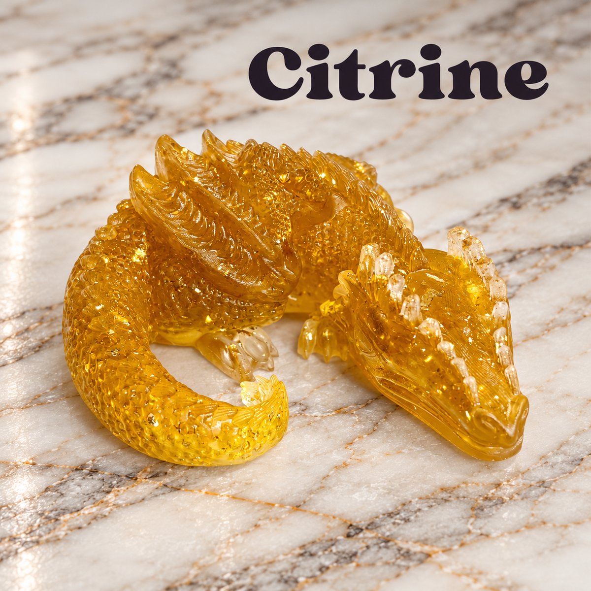 Dragon Crystal Chips And Resin