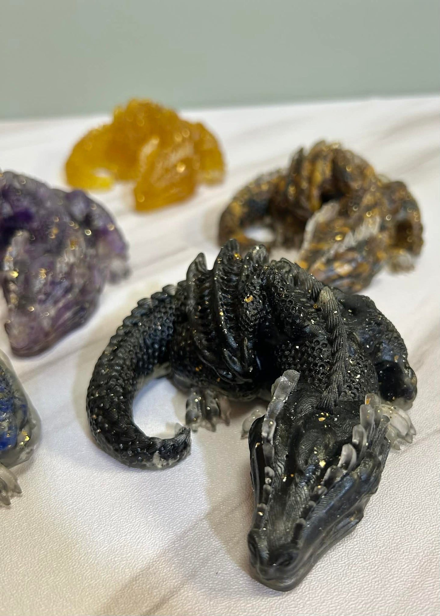 Dragon Crystal Chips And Resin