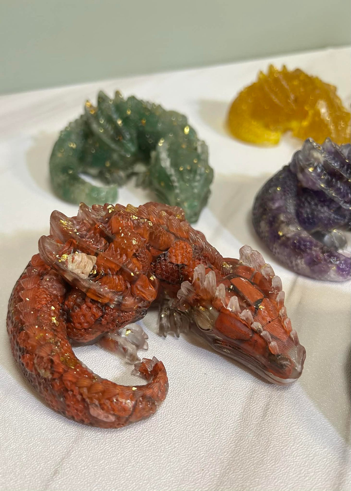 Dragon Crystal Chips And Resin
