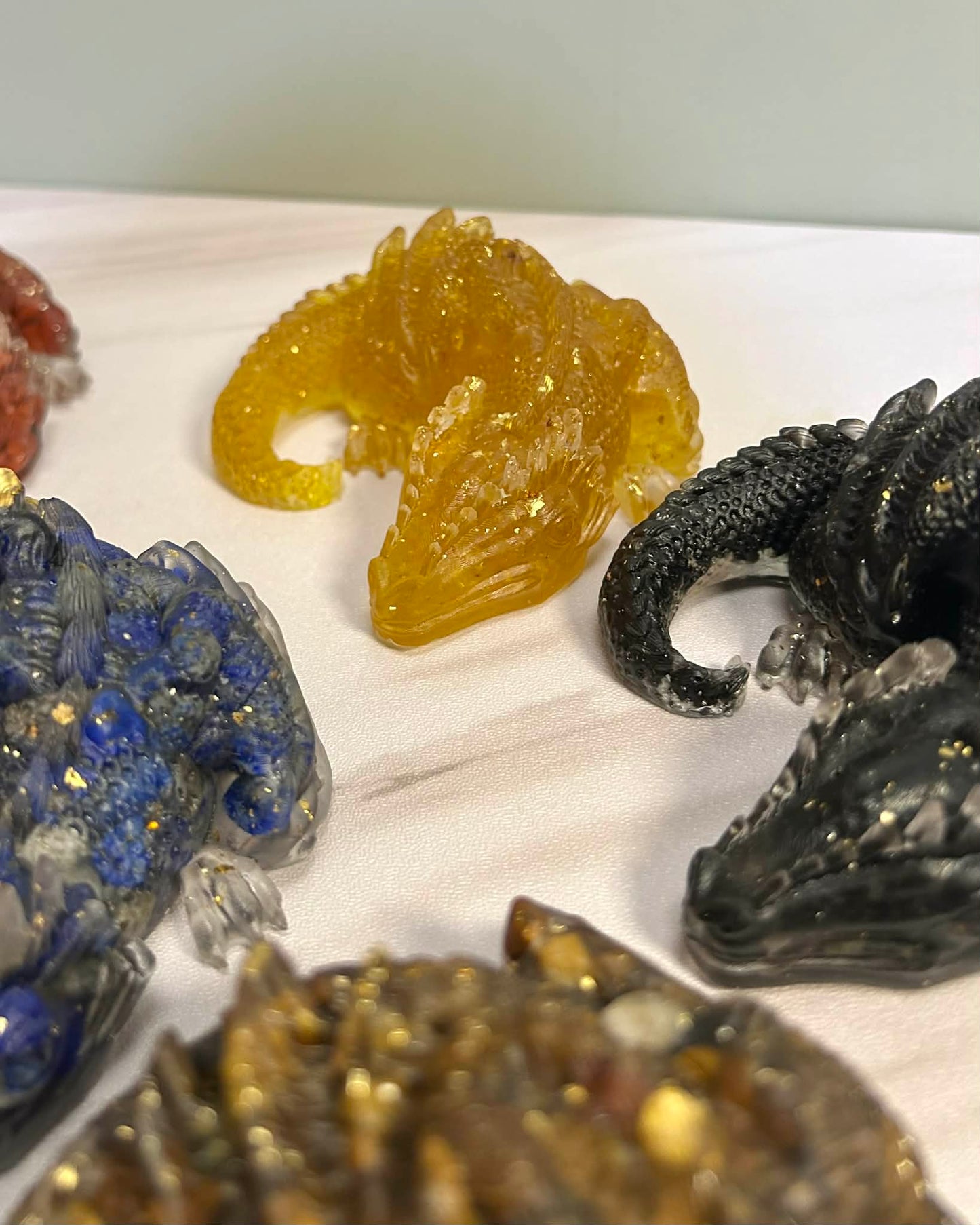 Dragon Crystal Chips And Resin