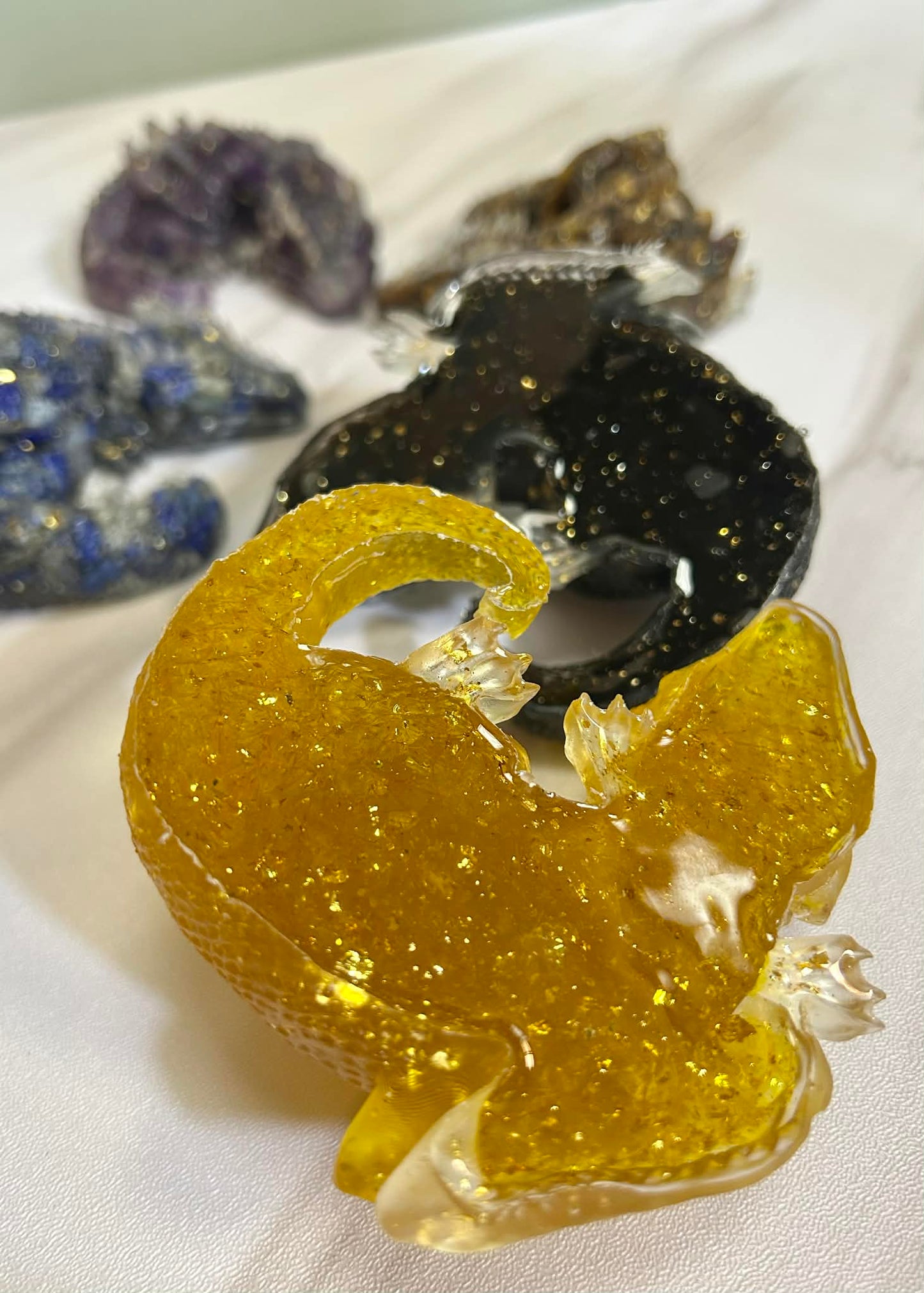 Dragon Crystal Chips And Resin