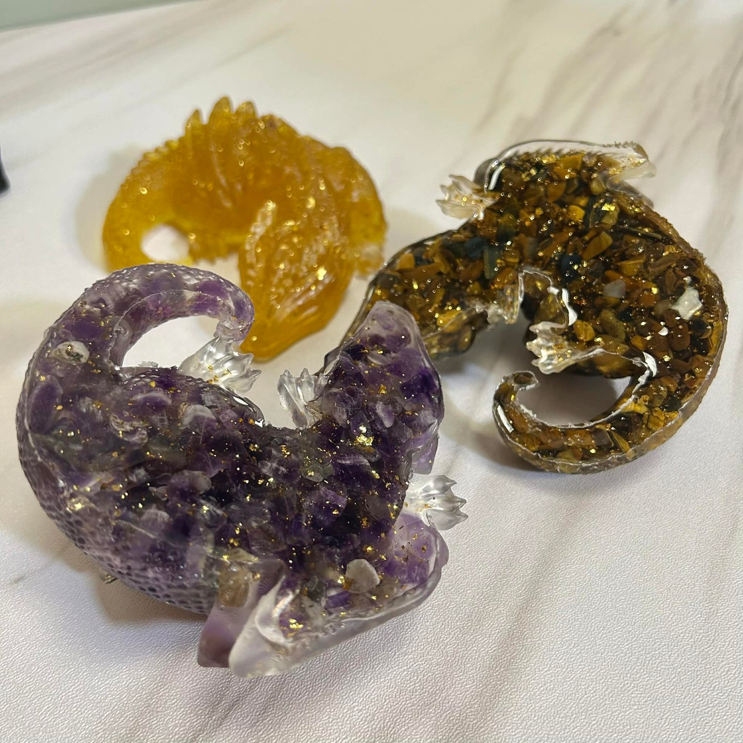 Dragon Crystal Chips And Resin