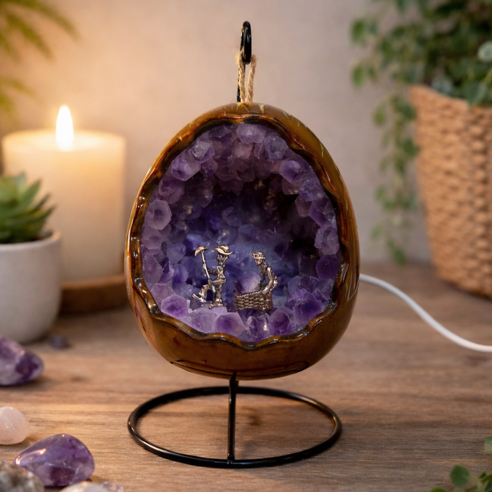 Crystal Miner USB Lamp – Kelso Modern Home and Living