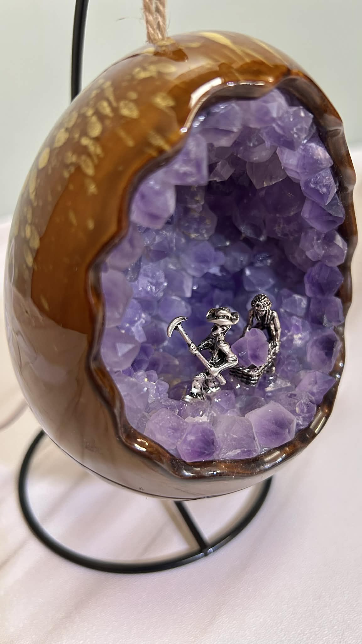 Crystal Miner USB Lamp
