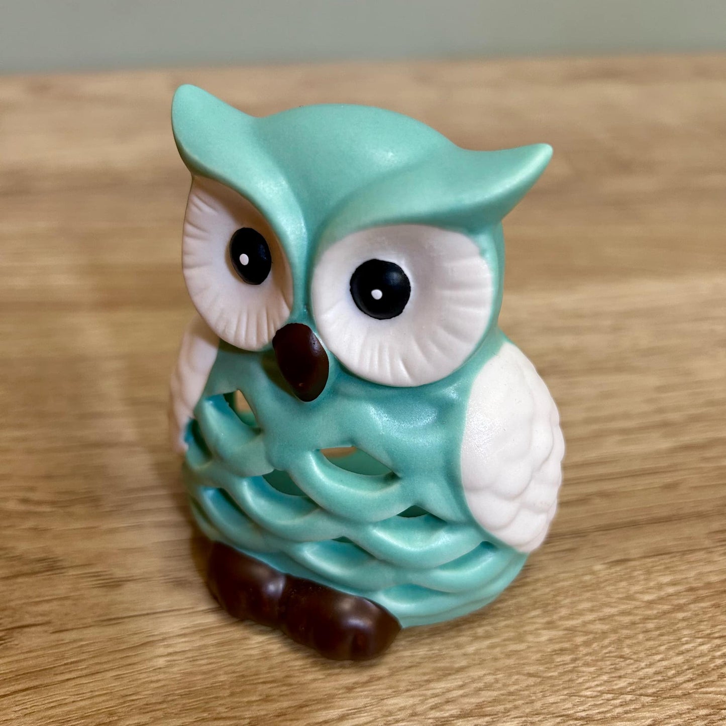 Small Owl Candle Tealight Holder