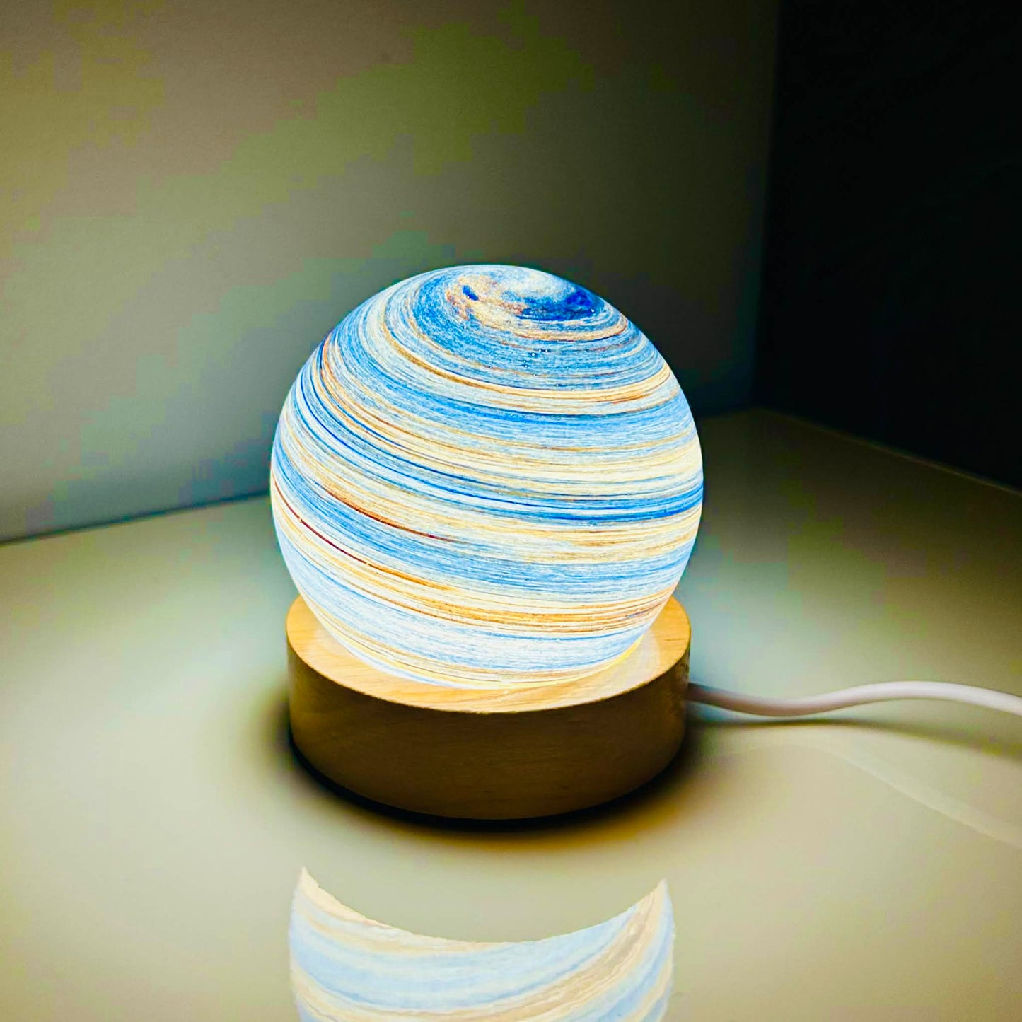 3D Planet Colour Lamps