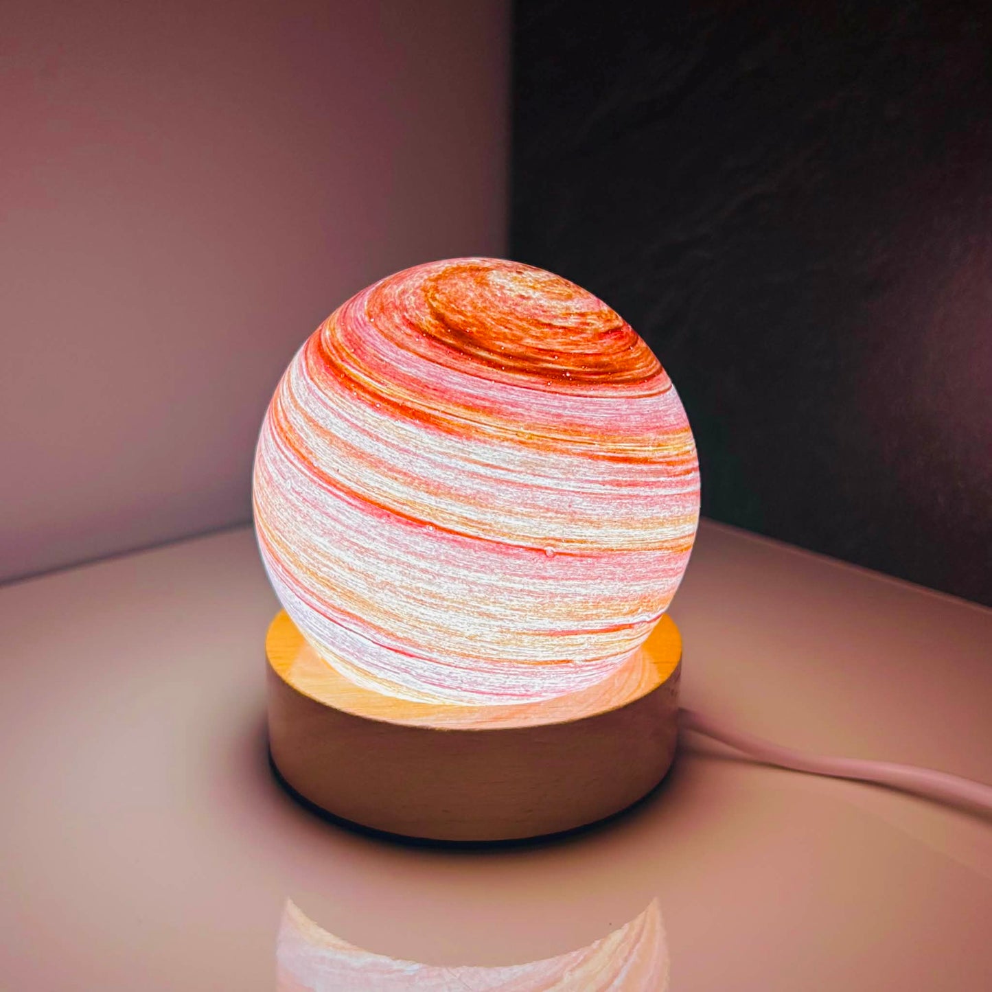 3D Planet Colour Lamps