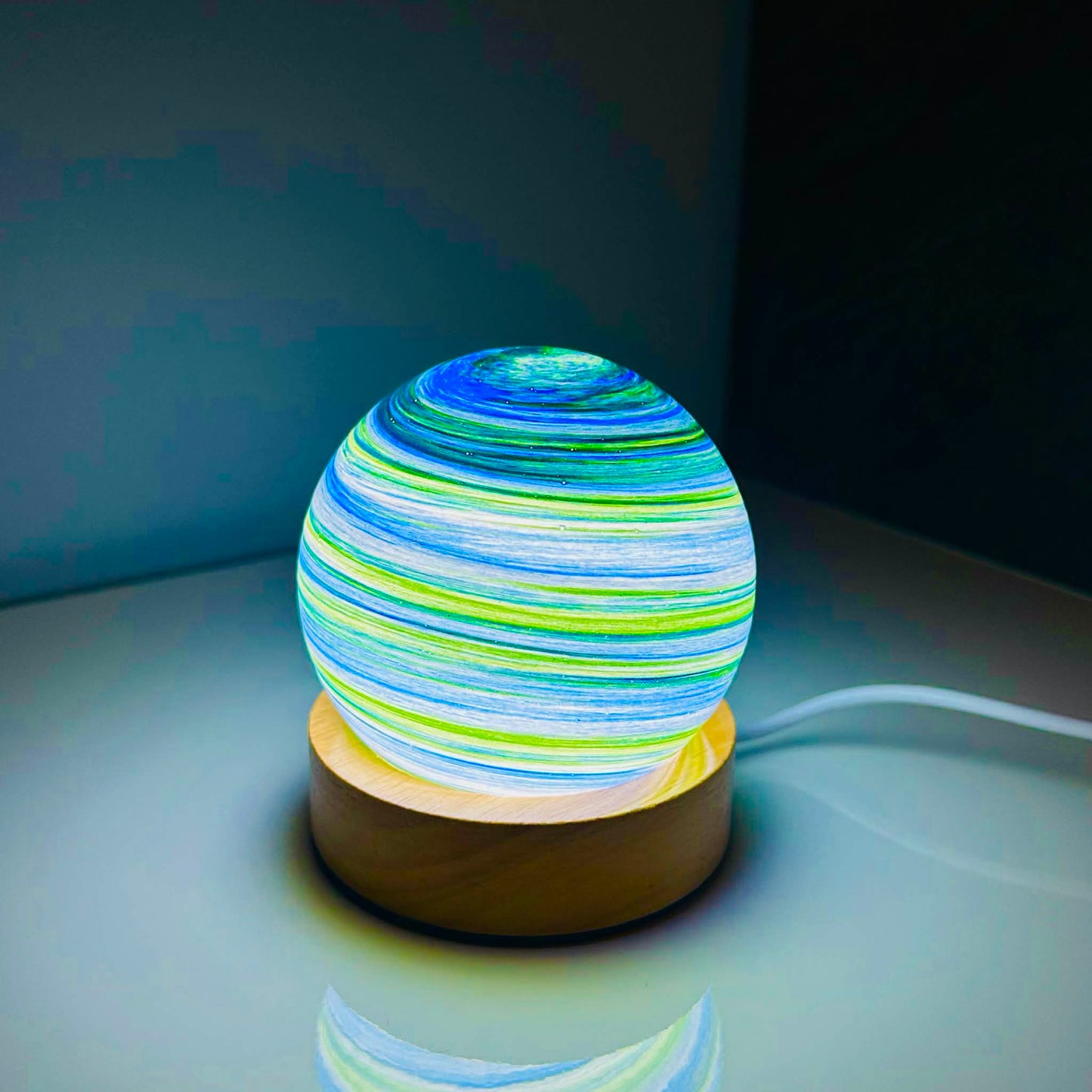 3D Planet Colour Lamps