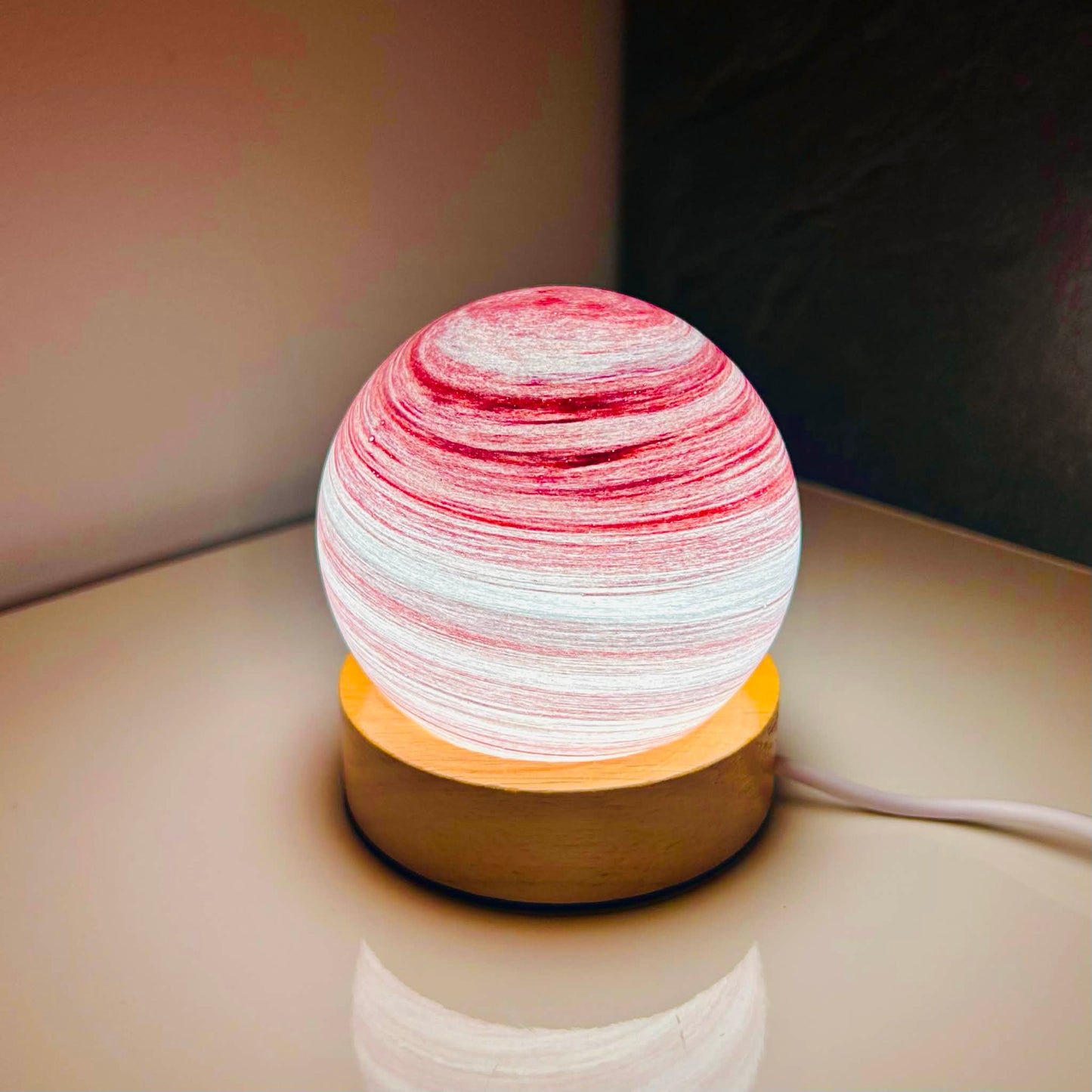 3D Planet Colour Lamps