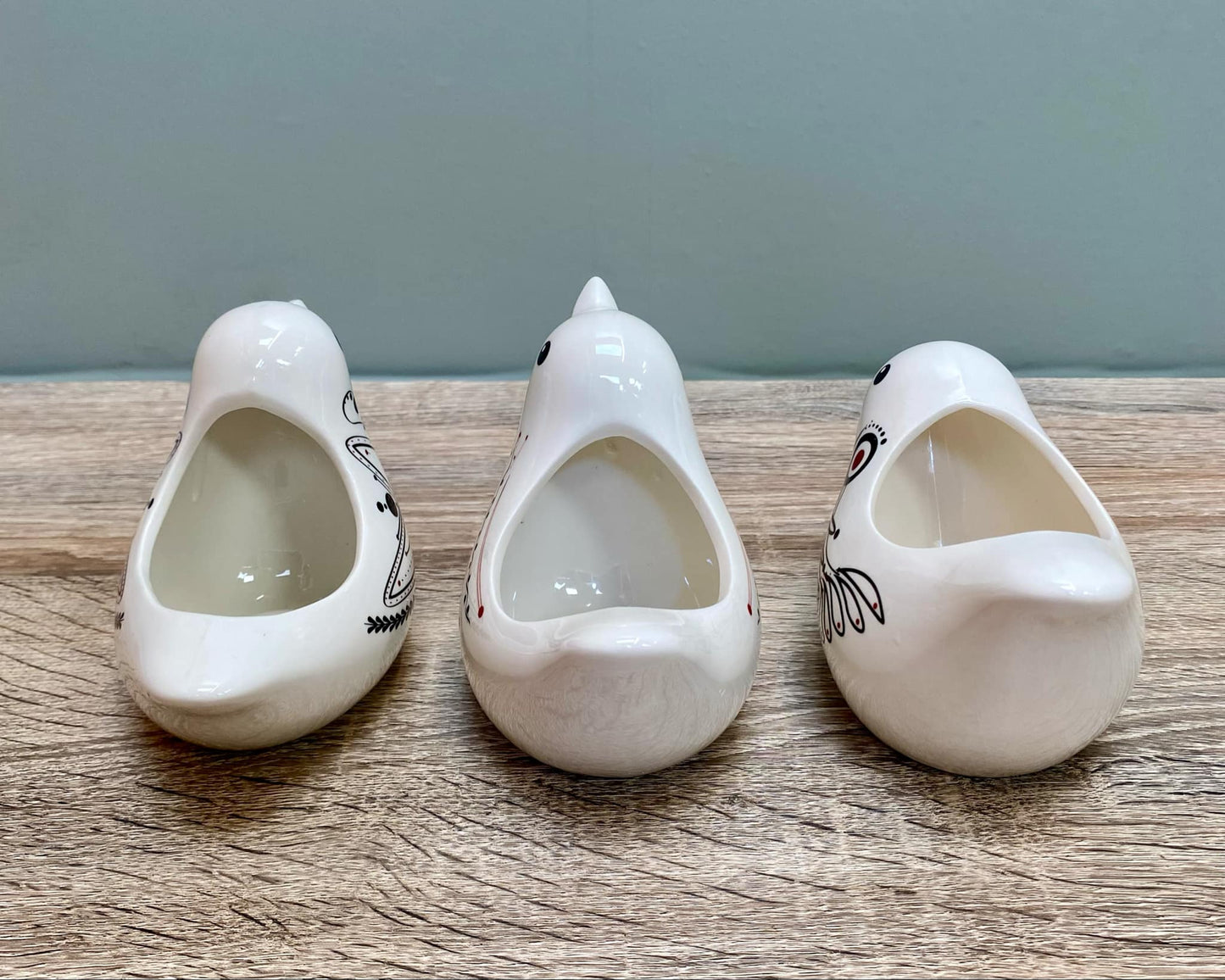 White Bird Succulent Plant Pots