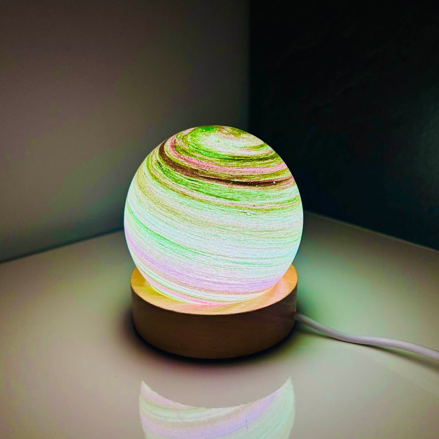 3D Planet Colour Lamps