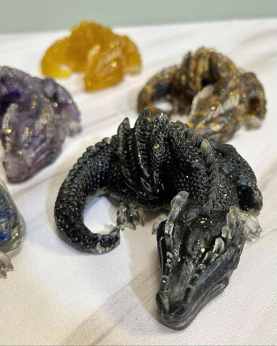 Dragon Crystal Chips And Resin