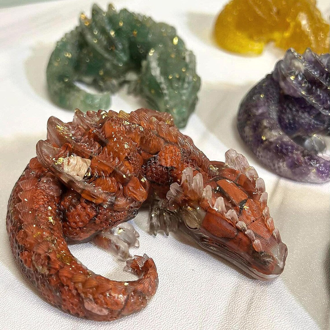 Dragon Crystal Chips And Resin