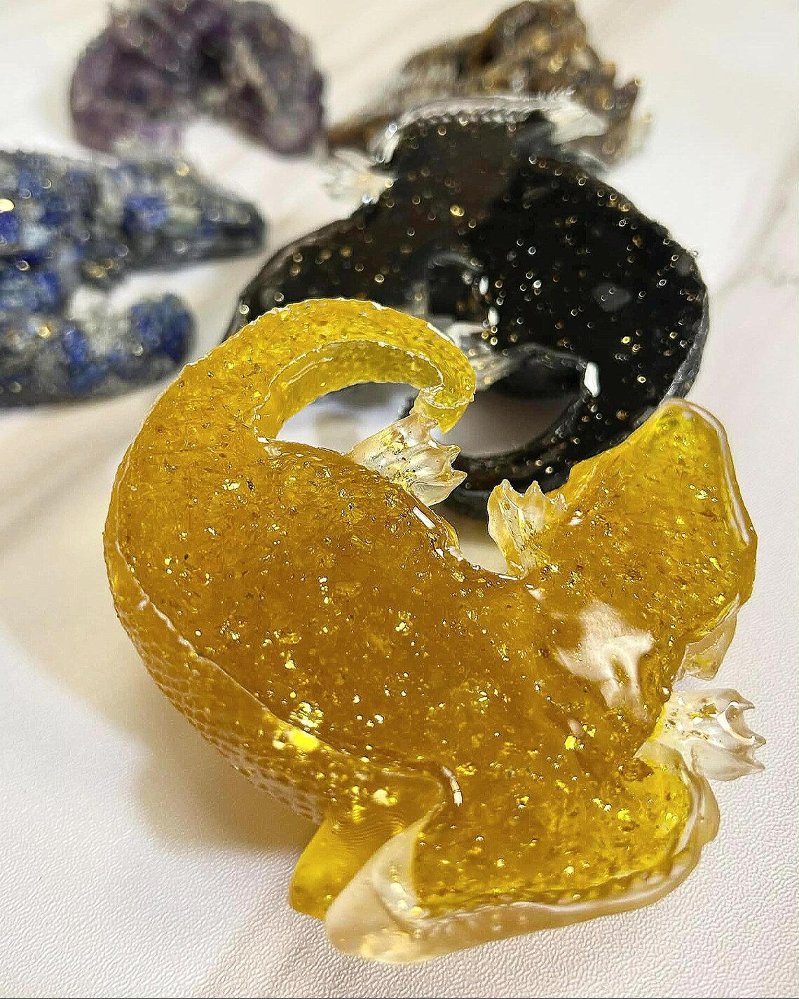 Dragon Crystal Chips And Resin