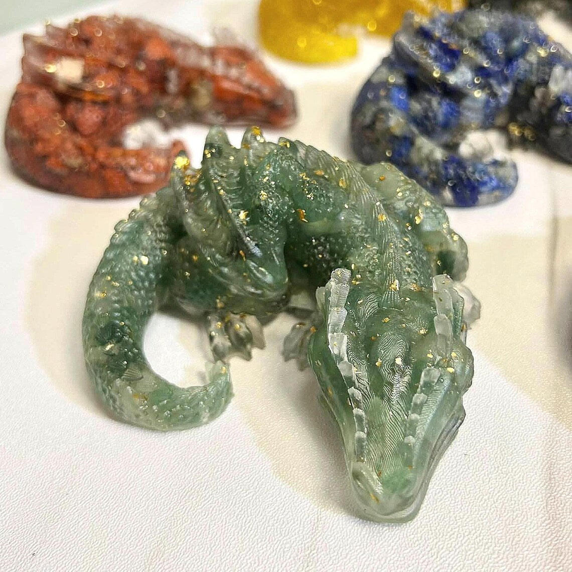 Dragon Crystal Chips And Resin